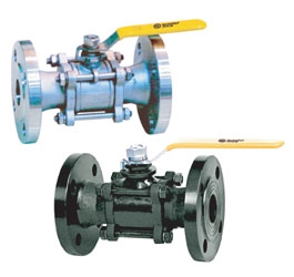 三片式法蘭球閥（Q41F）